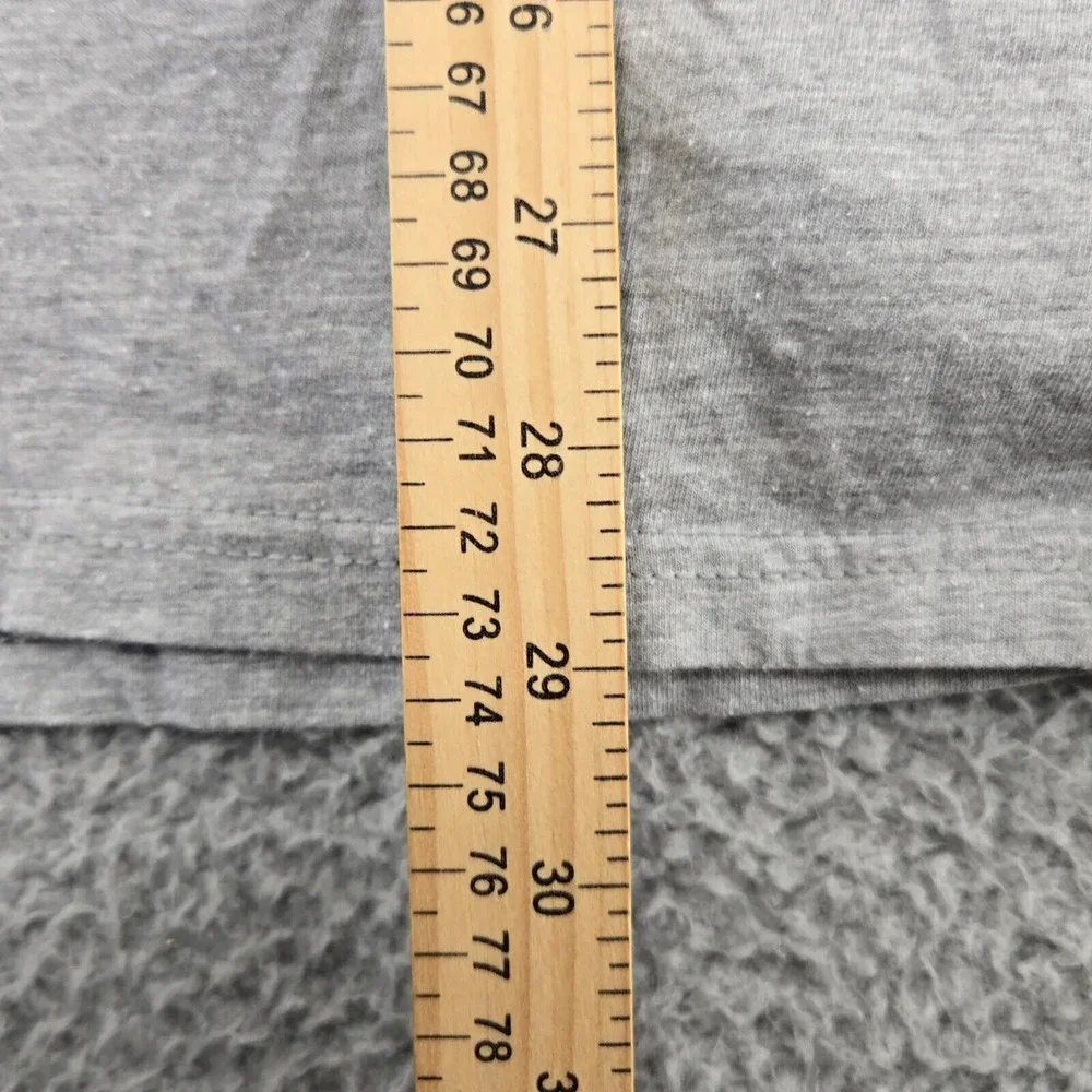 Levi's‎ Shirt Mens XXL Gray Heather Palm Graphic Tab Spellout Short Sleeve Crew